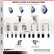 Service Caster 4 Inch 316SS Blue Poly Swivel 1-1/4 Inch Expanding Stem Caster Lock Brake SCC SCC-SS316TTLEX20S414-PPUB-BLUE-114 - alternate 4